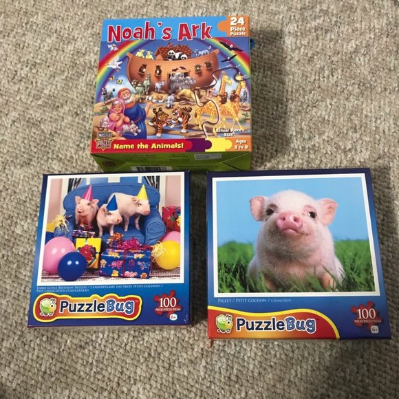 Other - Bundle of 3 Kids Puzzles